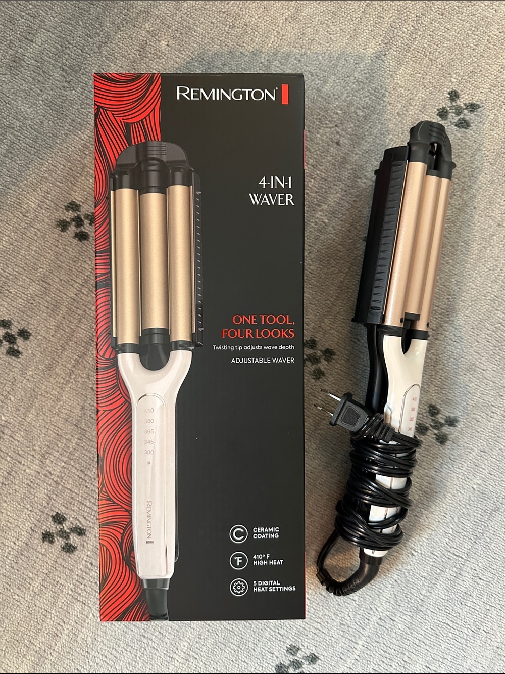 Remington 4-in-1 Adjustable Hair Waver